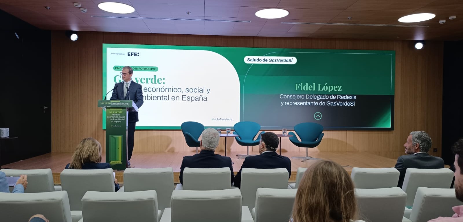 FEGECA ha estado en el encuentro informativo “Gas verde: impacto económico, social y medioambiental en España”