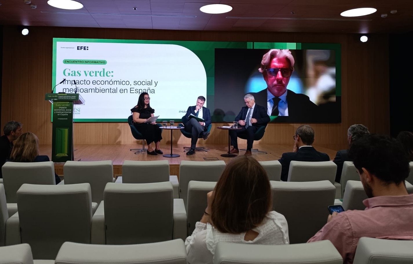 FEGECA ha estado en el encuentro informativo “Gas verde: impacto económico, social y medioambiental en España”