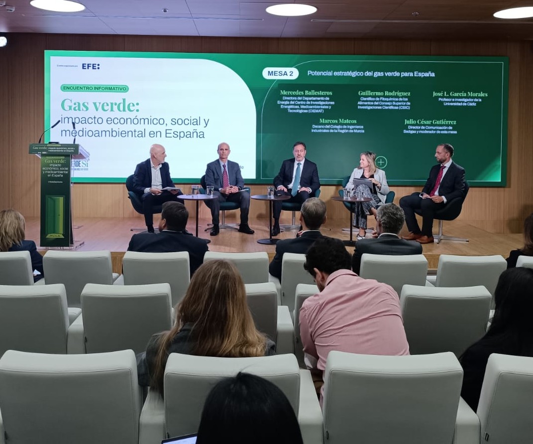 FEGECA ha estado en el encuentro informativo “Gas verde: impacto económico, social y medioambiental en España”