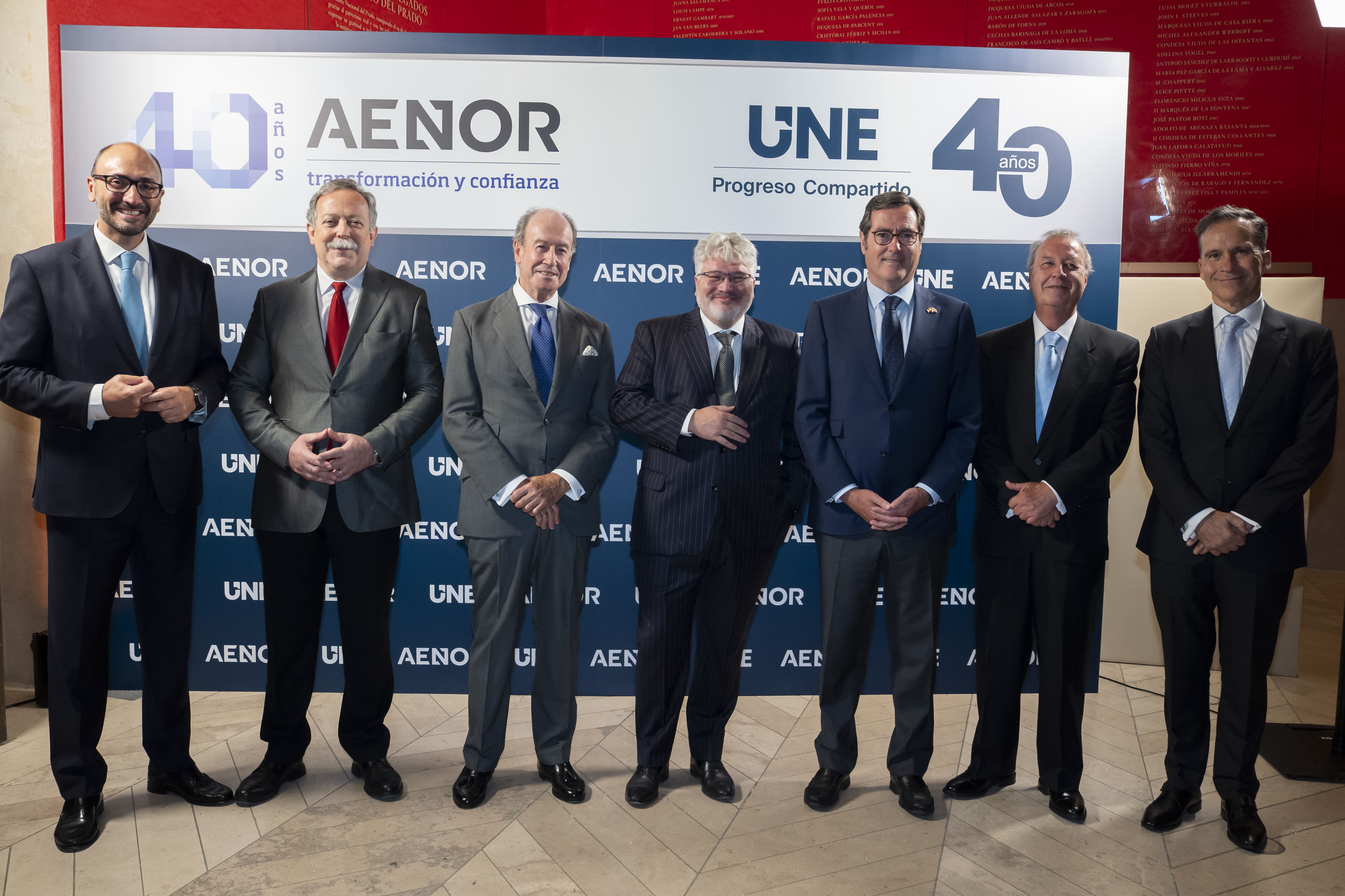 FEGECA  en la celebración del 40 aniversario del Grupo UNE 