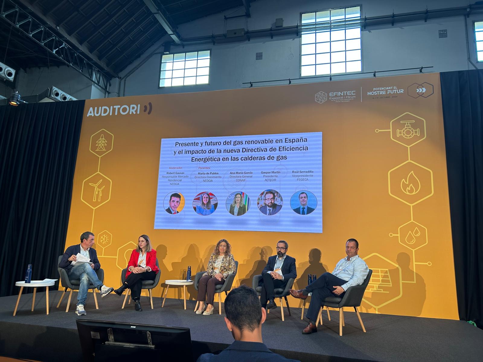 FEGECA analiza el futuro del gas renovable en EFINTEC 2024