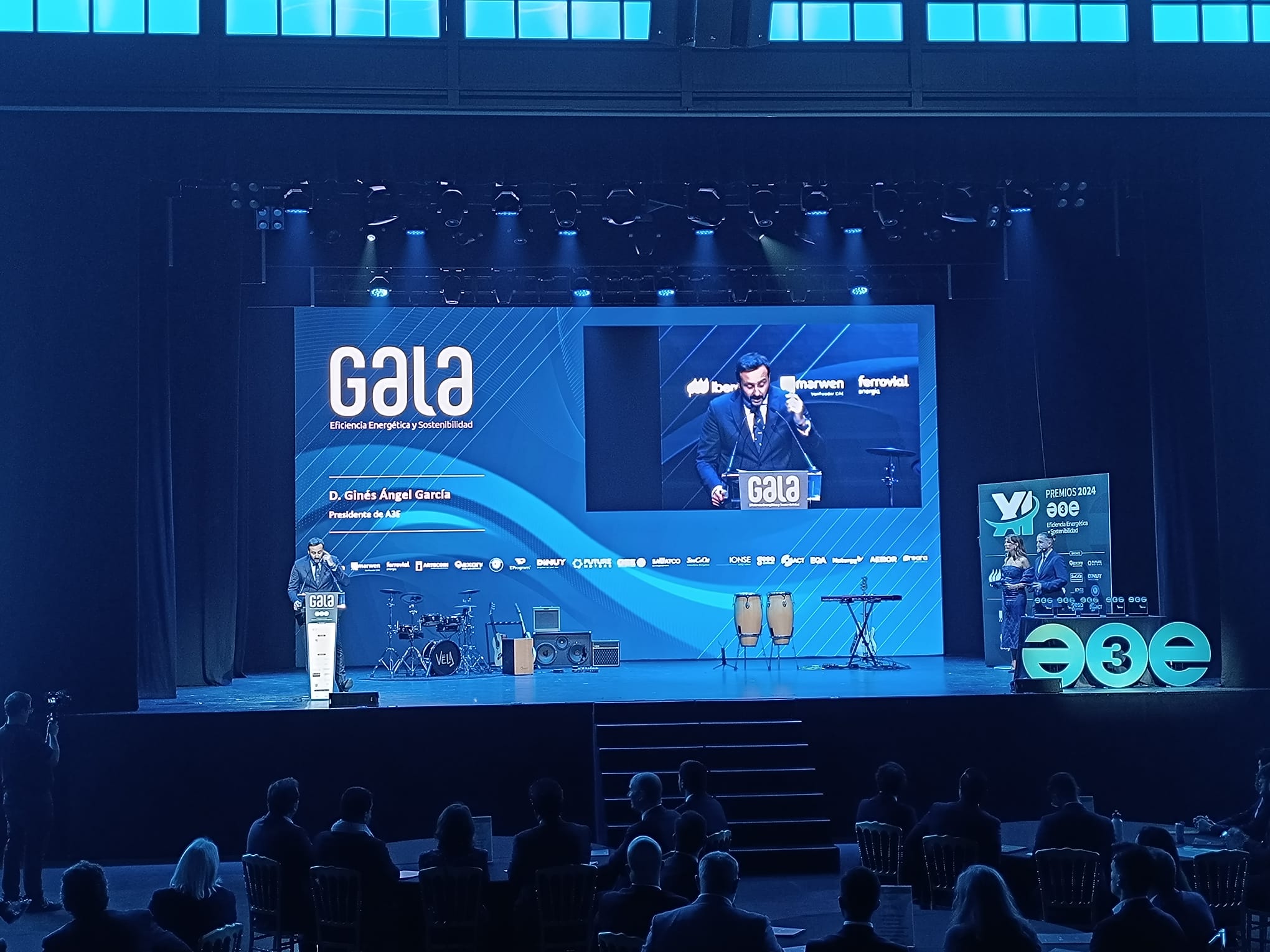 FEGECA en la V Gala de la Eficiencia y la  Sostenibilidad de A3E