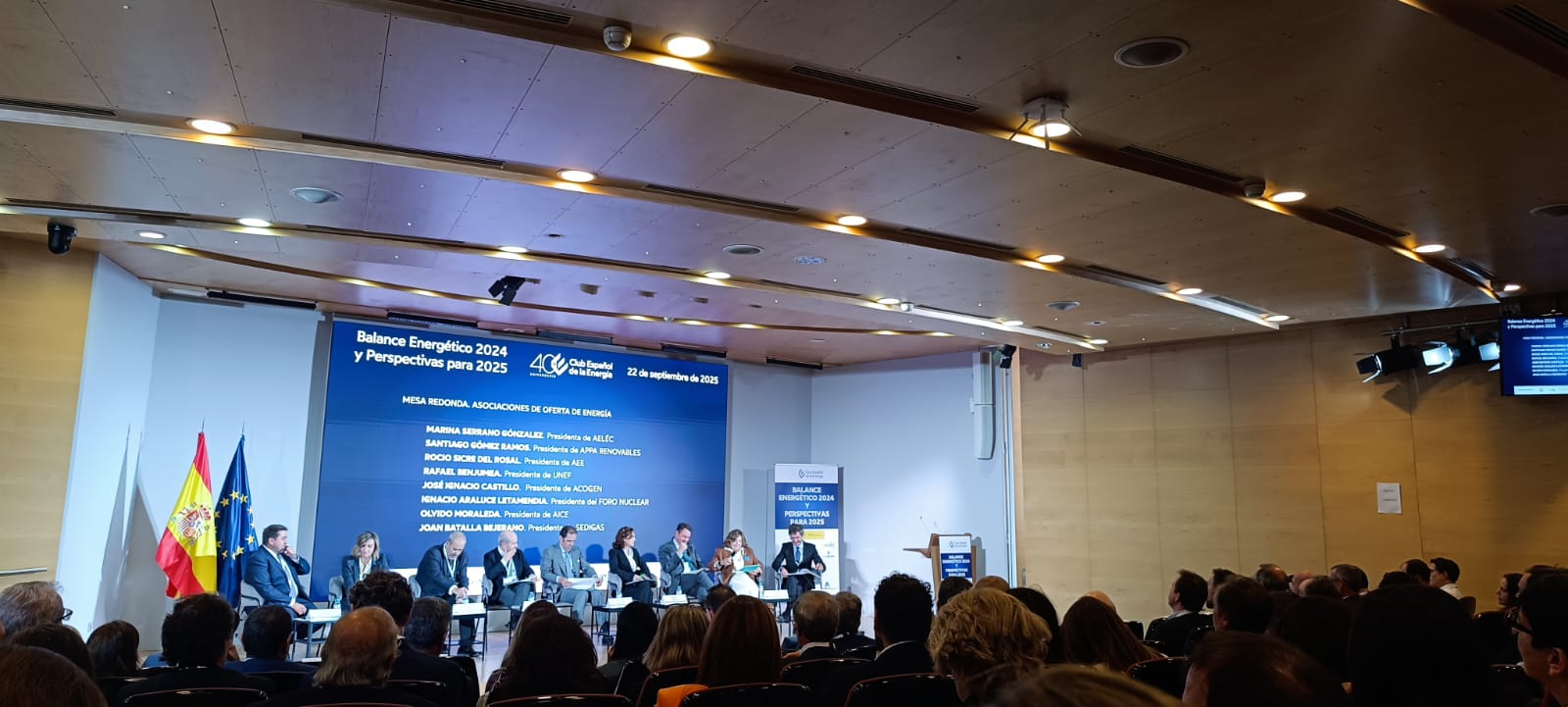 FEGECA ha asistido a la Presentación del Balance Energético 2024 y Perspectivas 2025