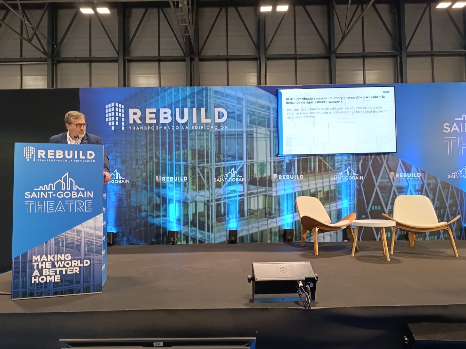 FEGECA en REBUILD en la ponencia de BAXI:  