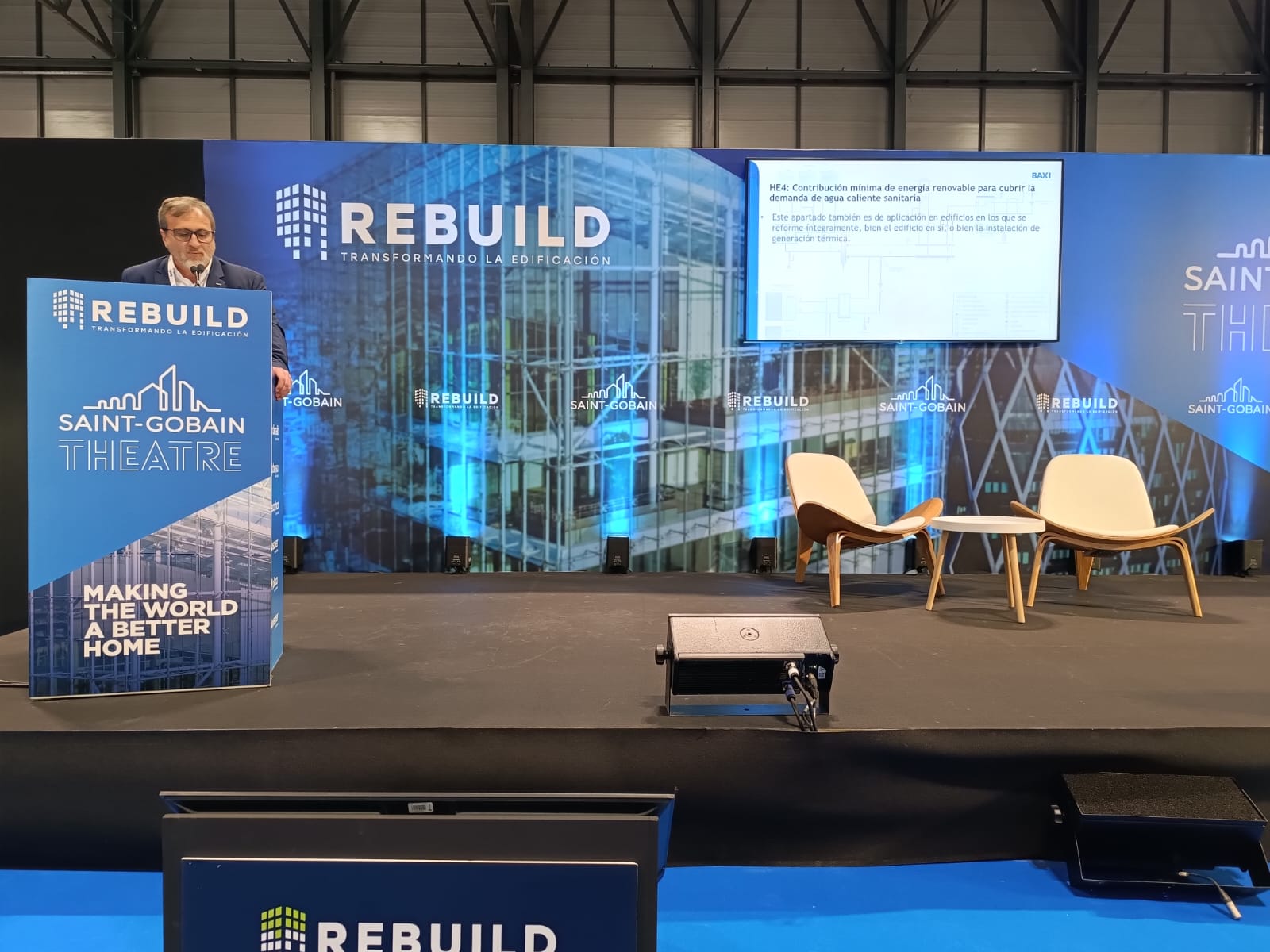 FEGECA en REBUILD en la ponencia de BAXI:  