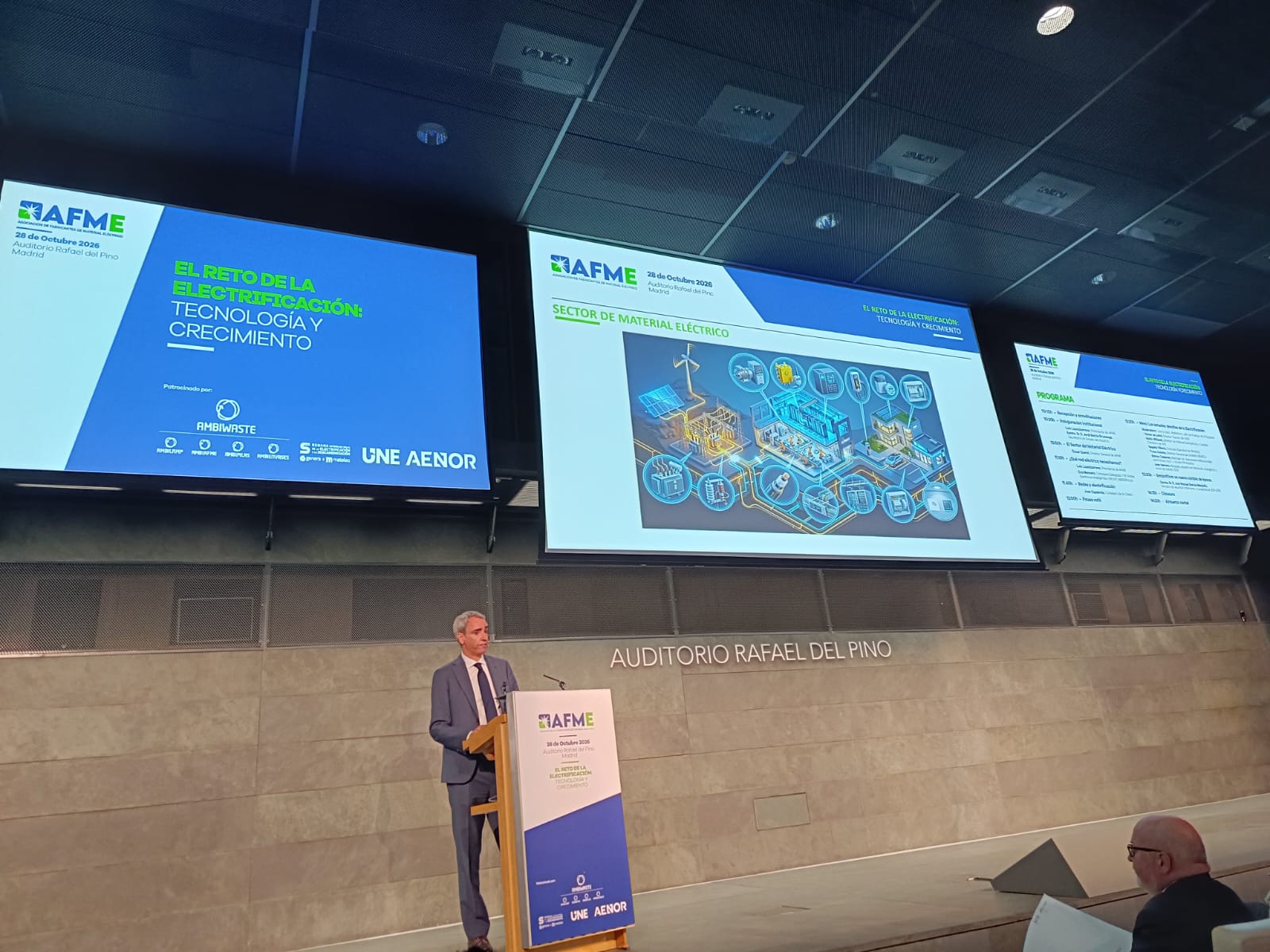 FEGECA ha estado en la jornada  «El reto de la electrificación: Tecnología y Crecimiento» organizada por AFME