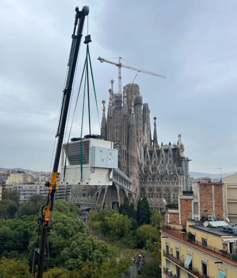 Enfriadora Kr3 de Hitecsa en un importante Banco en Barcelona