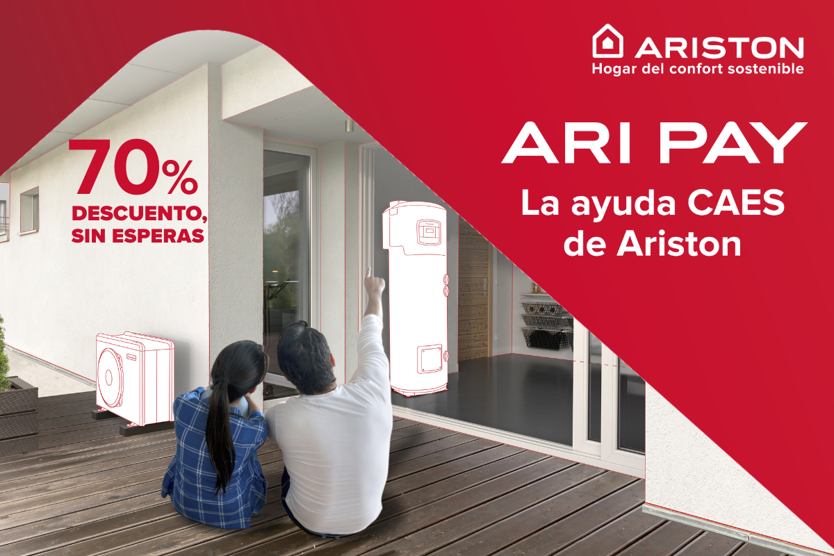 Ariston lanza Ari Pay: una revolución en la financiación y tramitación de ayudas para instalaciones de aerotermia