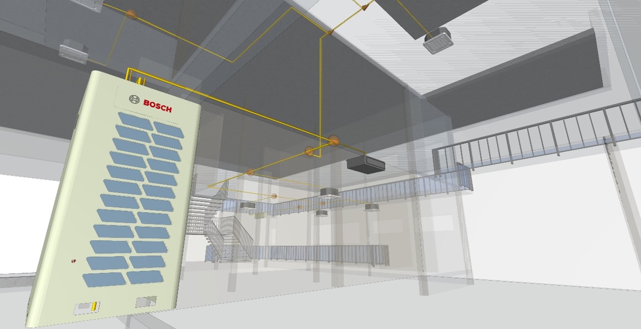 Open Bim agrega un amplio catálogo de equipos marca Bosch a la plataforma