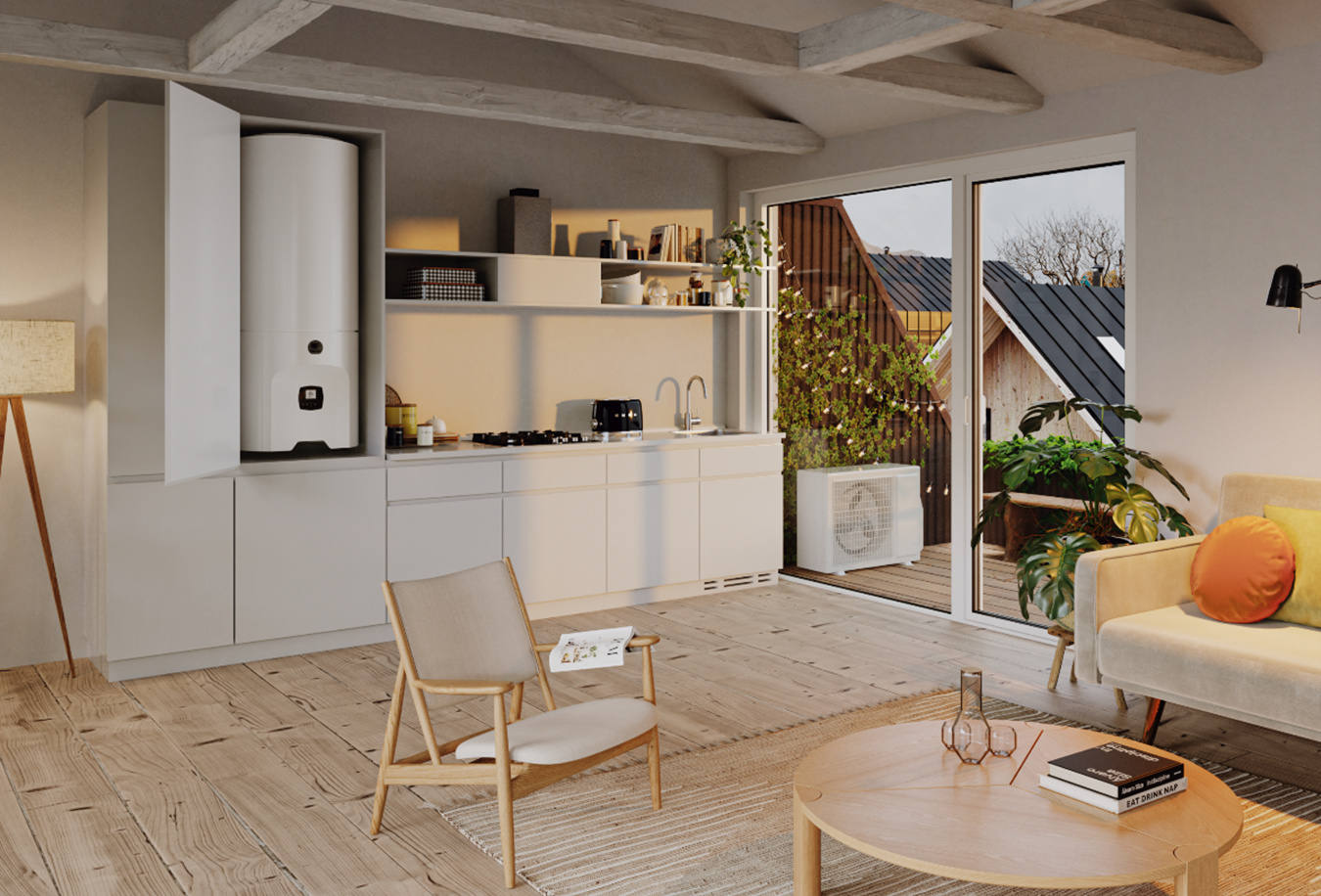 Nueva bomba de calor Aerolia Duo de Thermor 