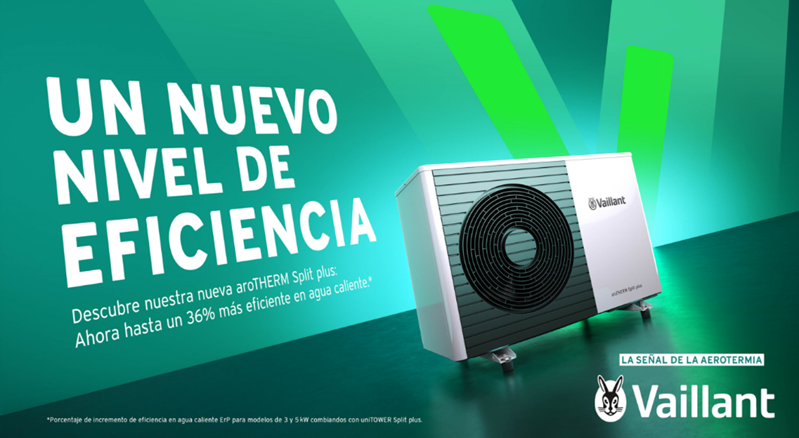 Vaillant amplía su gama de aerotermia con la nueva aroTHERM Split plus