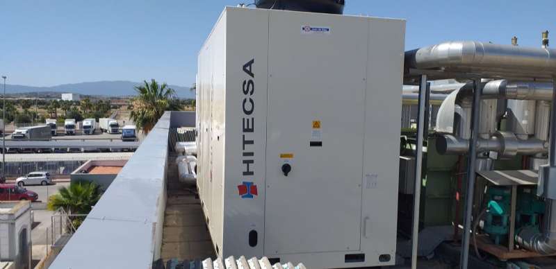 Bomba de calor KRONO2 HE de Hitecsa en una importante industria jabonera de Murcia