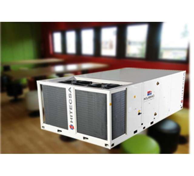 Los Roof Top Kubic HE de Hitecsa climatizan un Restaurante del Centro Comercial Pio XII de Madrid