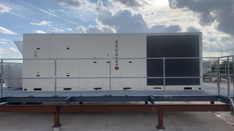 Los Roof Top KUBIC HE de Hitecsa en el centro comercial Parque Corredor de Madrid