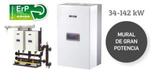 La Caldera mural Condensa Pro de Adisa Heating en el Palacio de los Guillamas de Ávila