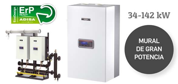 Roof Top de Adisa Heating con Caldera mural Condensa Pro en el Laboratorio de Microbiología Eurofins