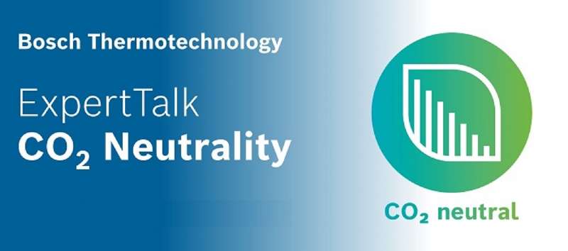 Bosch Thermotechnology ExpertTalk: el camino hacia la neutralidad en CO2