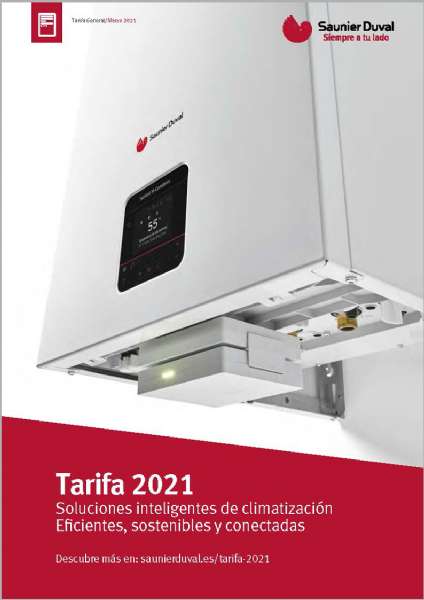 Nueva Tarifa 2021 de Saunier Duval