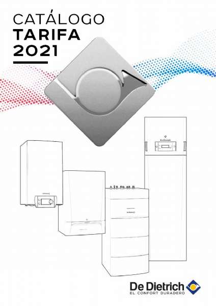 Nuevo catálogo tarifa De Dietrich 2021
