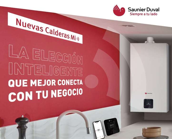 Productos sin coste para los profesionales al adquirir calderas Saunier Duval