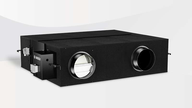 Bosch lanza su nueva gama de sistemas de ventilación con recuperación de calor ERV