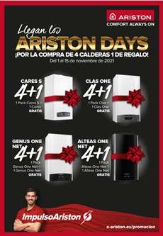 Ya están aquí los Ariston Days con una increíble promoción en calderas