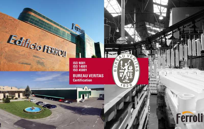 Ferroli España consigue la triple certificación ISO calidad, medioambiente y seguridad&salud
