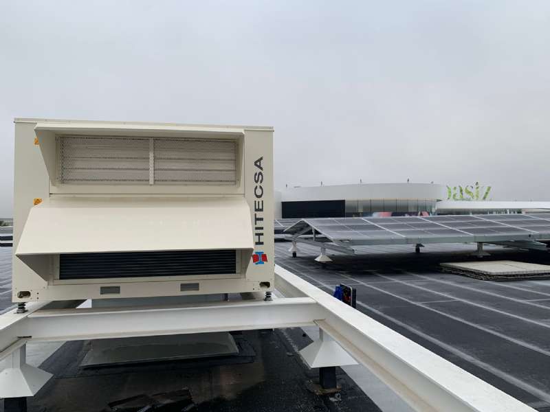Roof Top Hitecsa en el Centro Comercial Oasiz