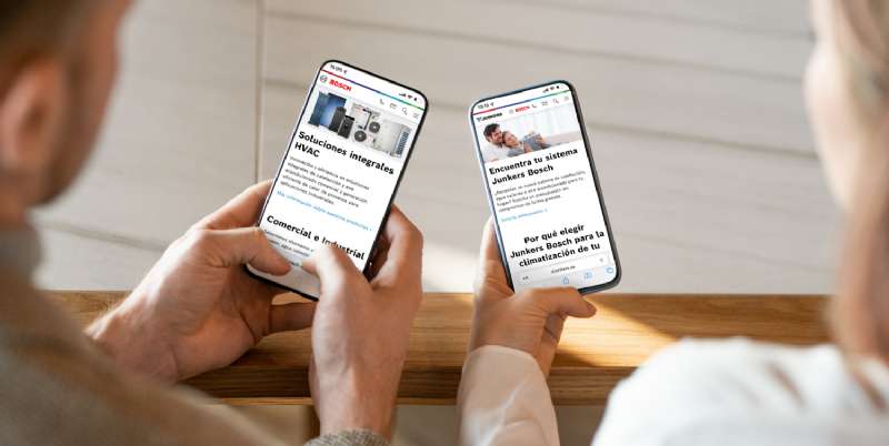 Bosch Termotecnia renueva sus páginas web para hacerlas más accesibles