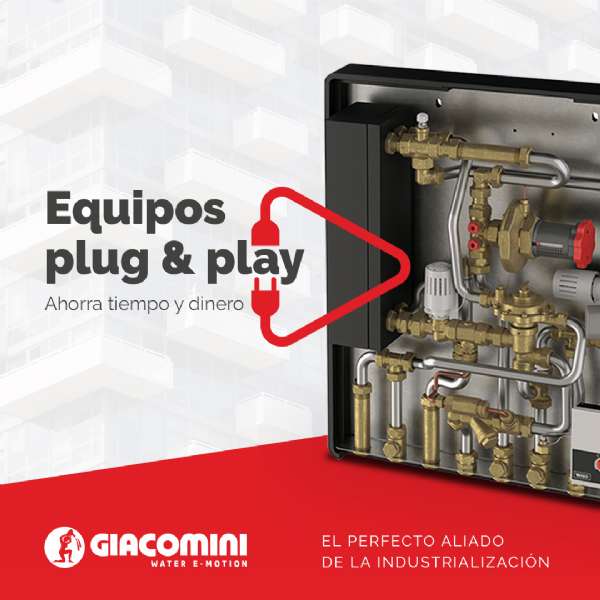 Equipos ‘Plug&Play’ Giacomini: el perfecto aliado de la industrialización