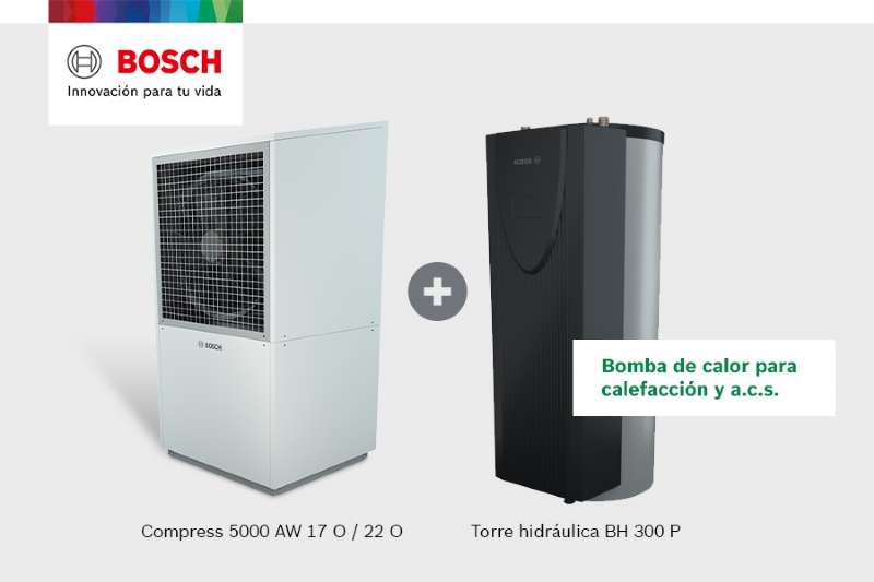 La nueva bomba de calor Compress 5000 AW de Bosch, perfecta para viviendas unifamiliares