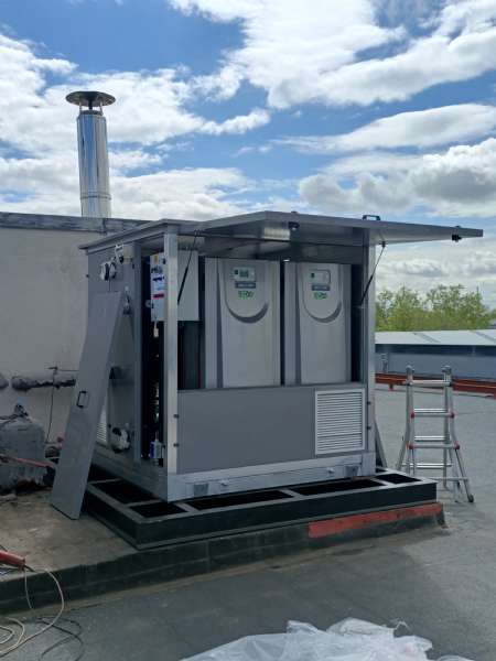 Calderas ADISA en un edificio de oficinas en Villaviciosa