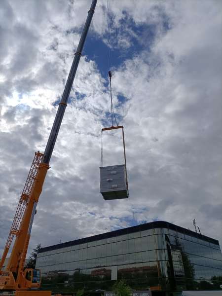 Calderas ADISA en un edificio de oficinas en Villaviciosa