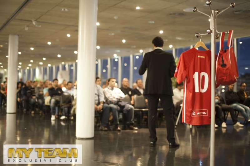 ARISTON PRESENTA MYTEAM EN LAS INSTALACIONES DEL CAMP NOU DE BARCELONA