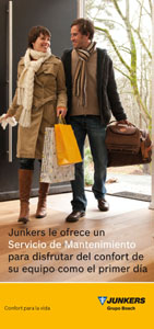 Junkers promociona sus servicios de mantenimiento