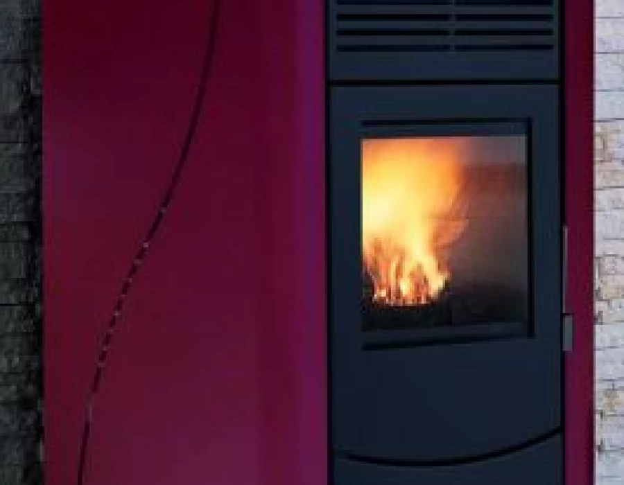 Alto rendimiento con la estufa de pellets de difusión de aire caliente ventilado MAIA de Manaut