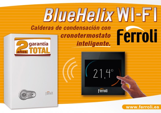NUEVA GAMA DE CALDERAS DE CONDENSACION WIFI DE FERROLI