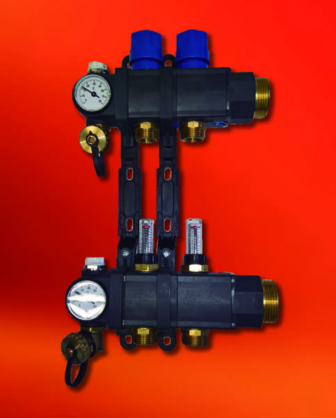 Nuevo colector modular SL 1” de Tradesa para instalaciones de suelo radiante/refrescante