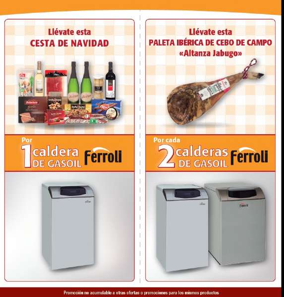 FERROLI LANZA UNA PROMOCIÓN EXCLUSIVA PARA CALDERAS DE PIE A GASOIL 