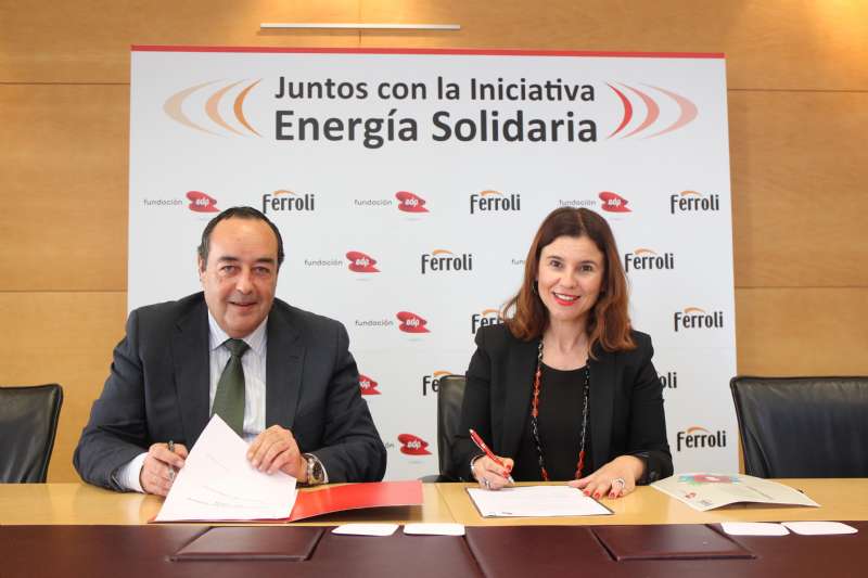 Ferroli y la Fundación EDP alcanzan un acuerdo para desarrollar ‘Energía Solidaria’