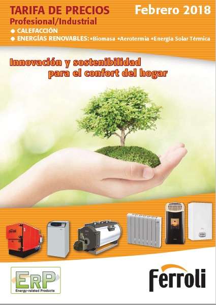 FERROLI LANZA SU NUEVA TARIFA DE PRECIOS FEBRERO 2018