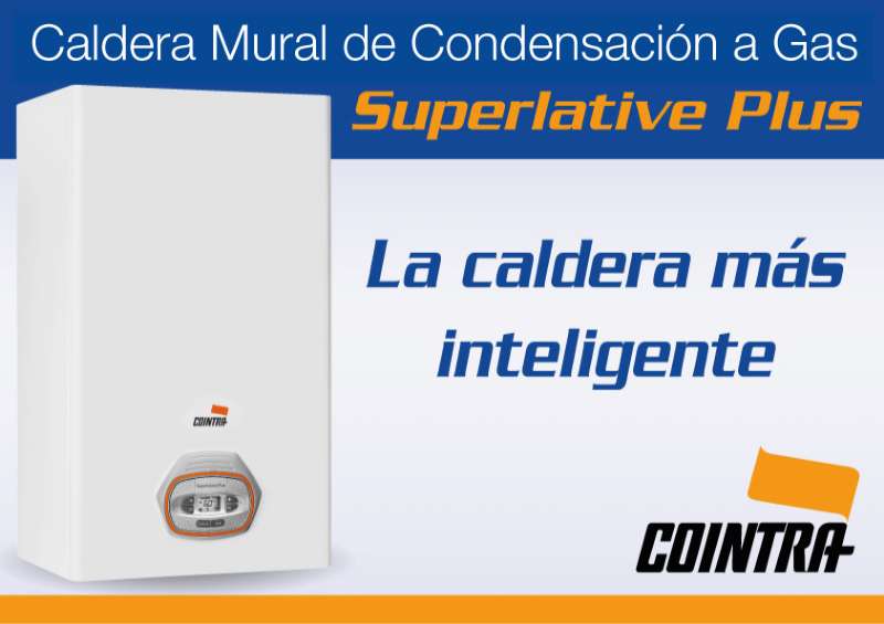 Cointra lanza su nueva caldera de condensación a gas Superlative Plus: la caldera más inteligente