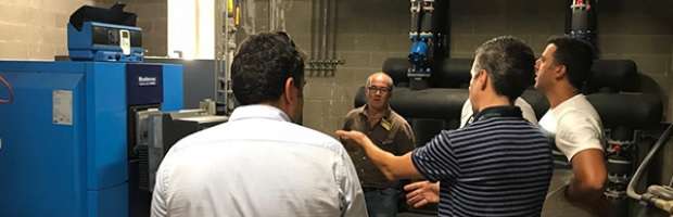 Instaladores portugueses visitan proyectos Giacomini en Barcelona
