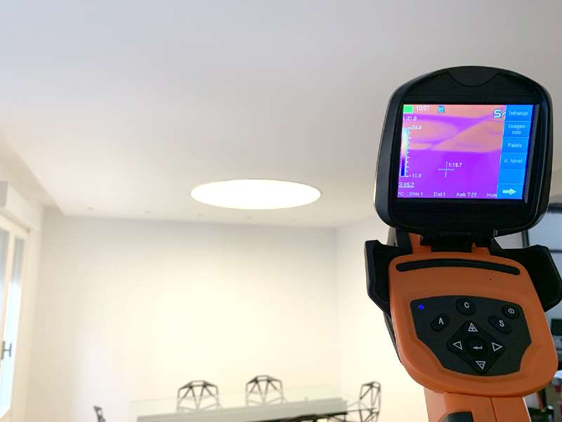 Proyecto Giacomini: techo radiante en hogar rehabilitado