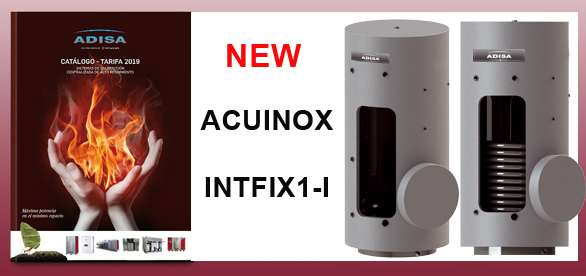 NUEVA GAMA DE ACUMULADORES EN ACERO INOXIDABLE DE ADISA HEATING