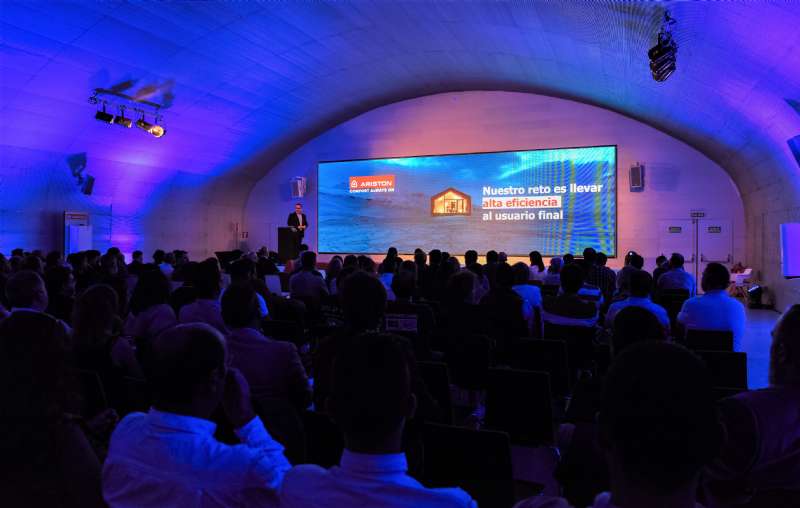 Ariston se presenta oficialmente en Madrid con un gran evento dedicado a instaladores