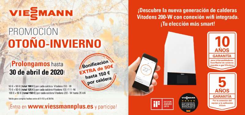 Viessmann prolonga su promoción hasta final de abril: 