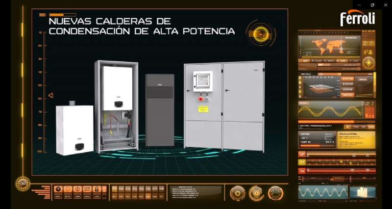 Nueva gama de calderas de condensación de alta potencia para calefacción central de Ferroli