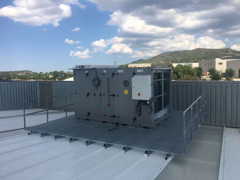 Hitecsa suministra sus UTAs a la fábrica de inyección de plástico de Bañeres de Mariola, Alicante