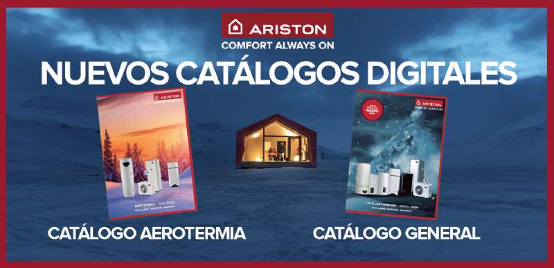 AristonTeCuida: Ariston lanza su primer Catálogo exclusivo de Aerotermia en formato digital y físico